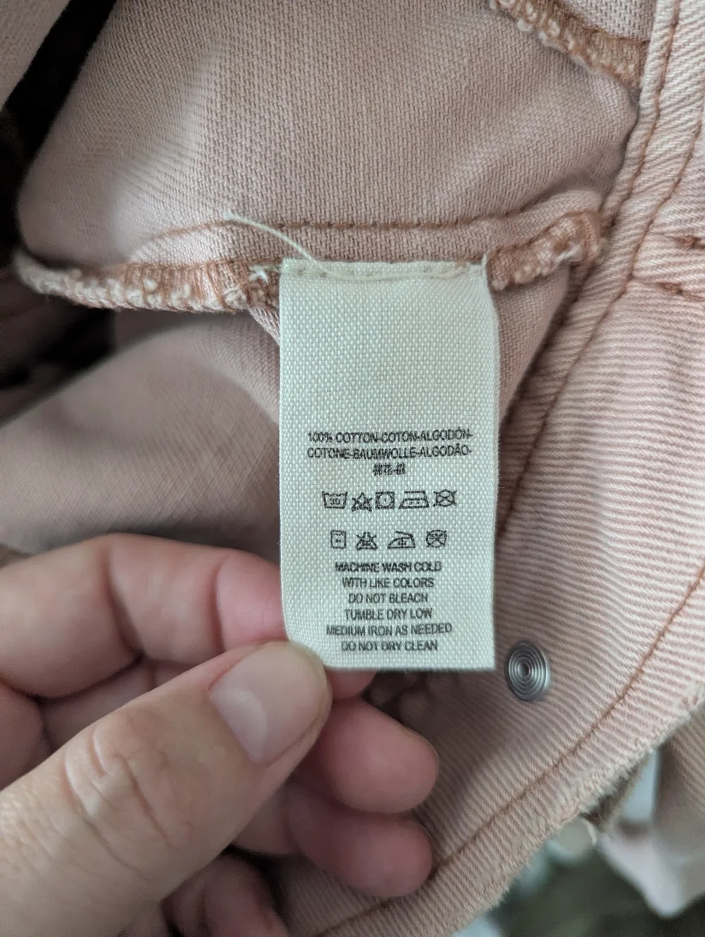 Free People Pink Denim Jacket 2 - Picture 5 of 6